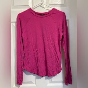 NWT Terez long sleeve Tee girls size XL Barbie pink